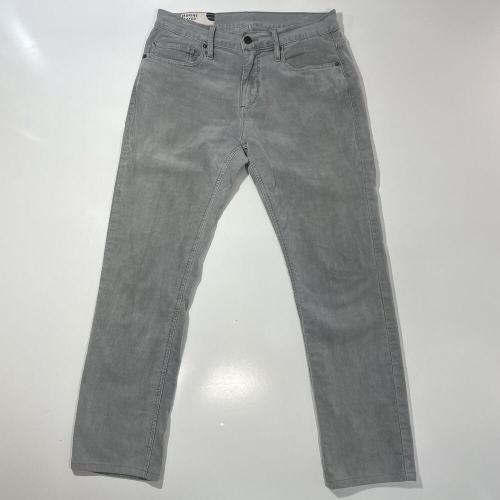 Marine Layer Gray Slim Cords